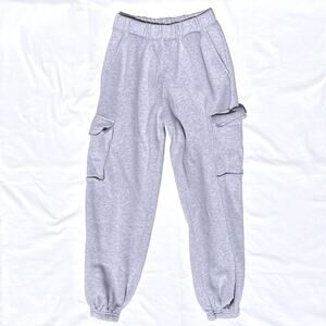 Abercrombie Baggy Jogger Sweatpants Womens XS Heather Gray